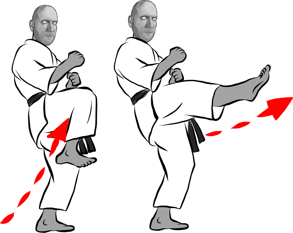 Mae geri (Front kick)
